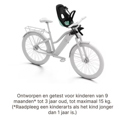 Thule Yepp Nexxt 2 Mini Fietsstoel Voorop I Mint Green