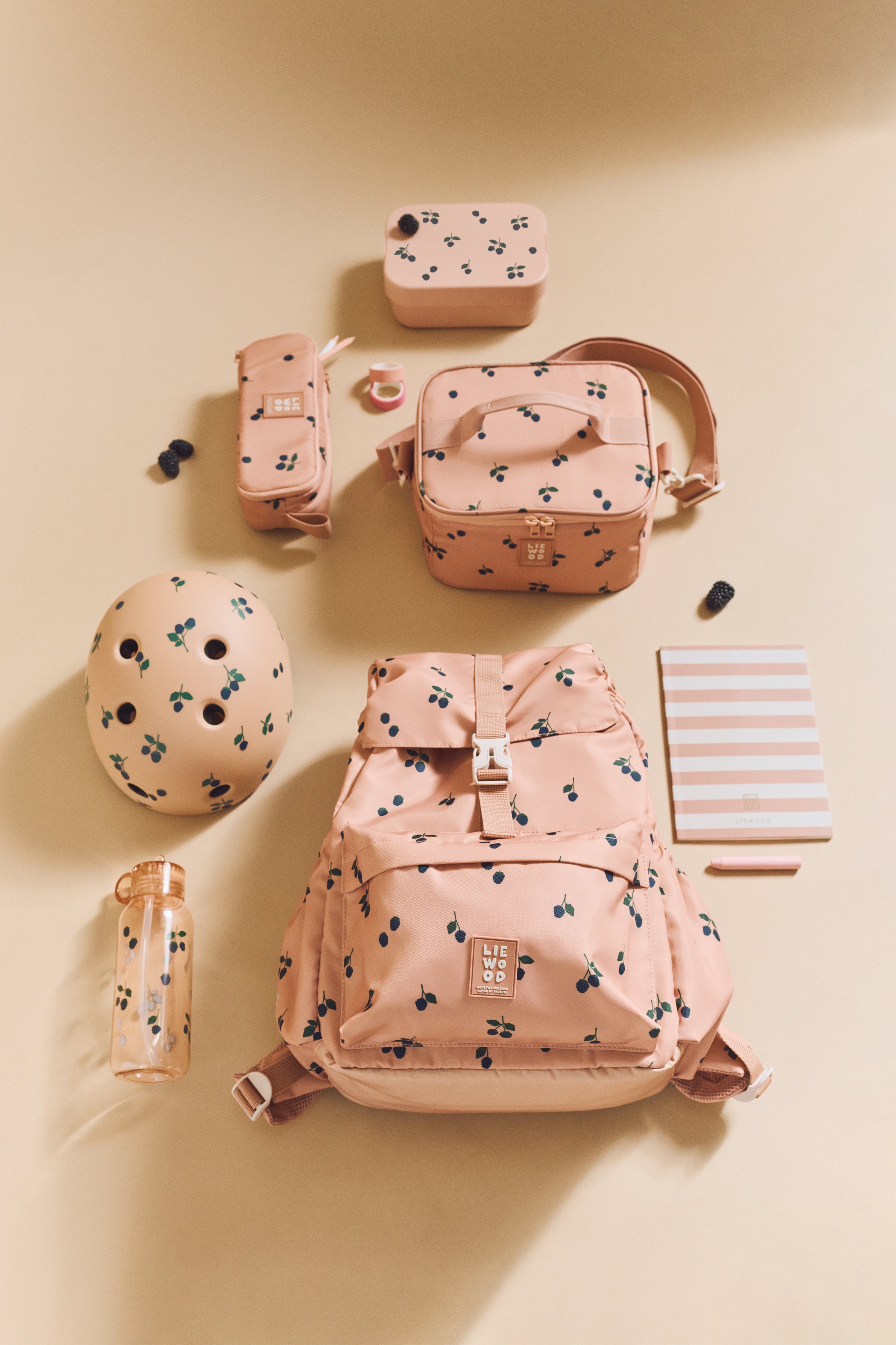 Liewood Toby Medium Thermische Lunchtas | Berry / Pale Tuscany