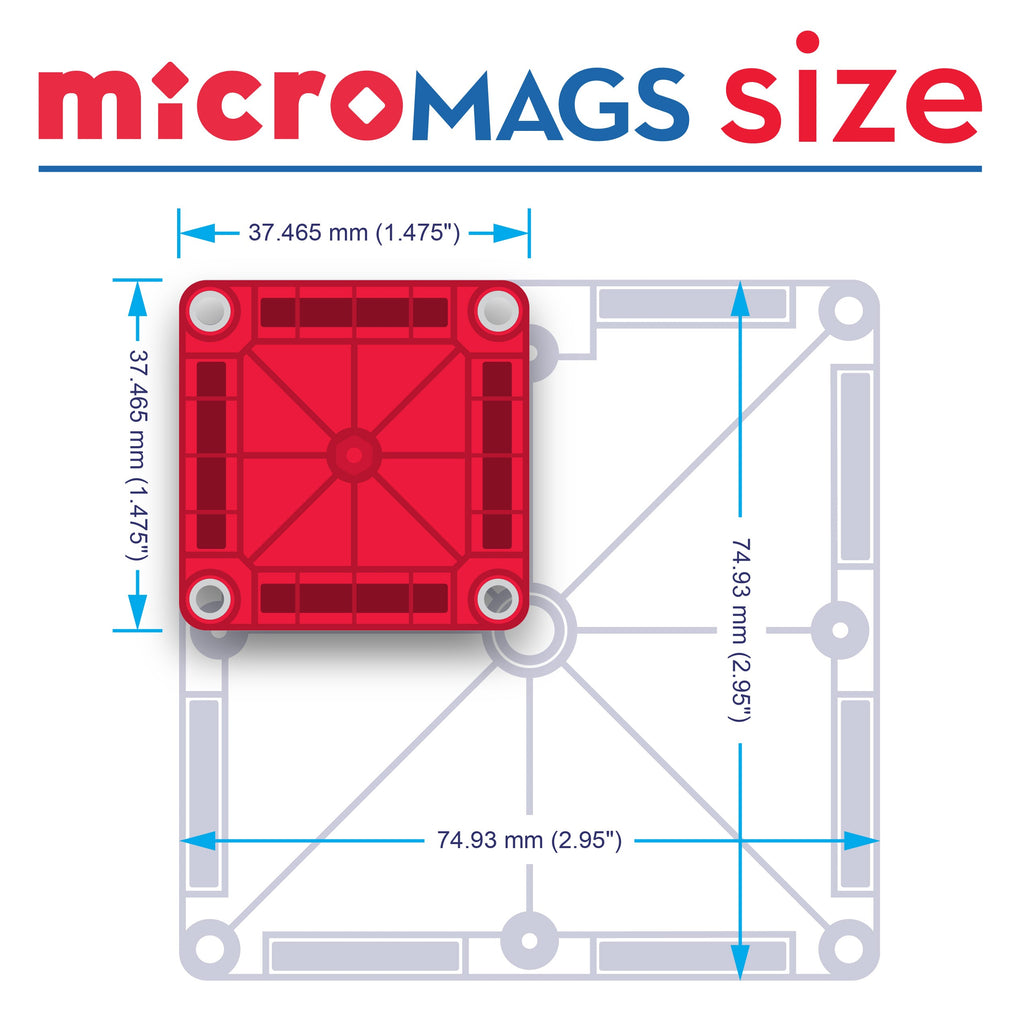 Magna-Tiles Micro Mags Travel Set