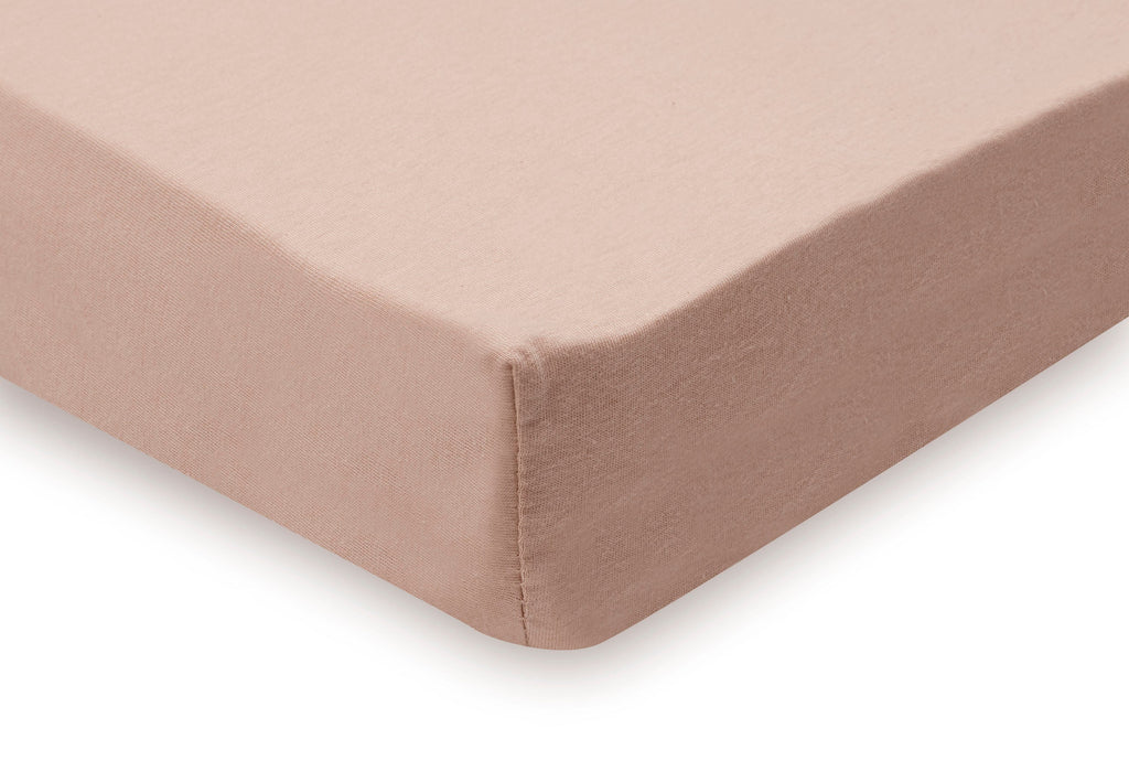 Jollein Hoeslaken Jersey 60x120cm | Light Terra/Oatmeal (2pack)