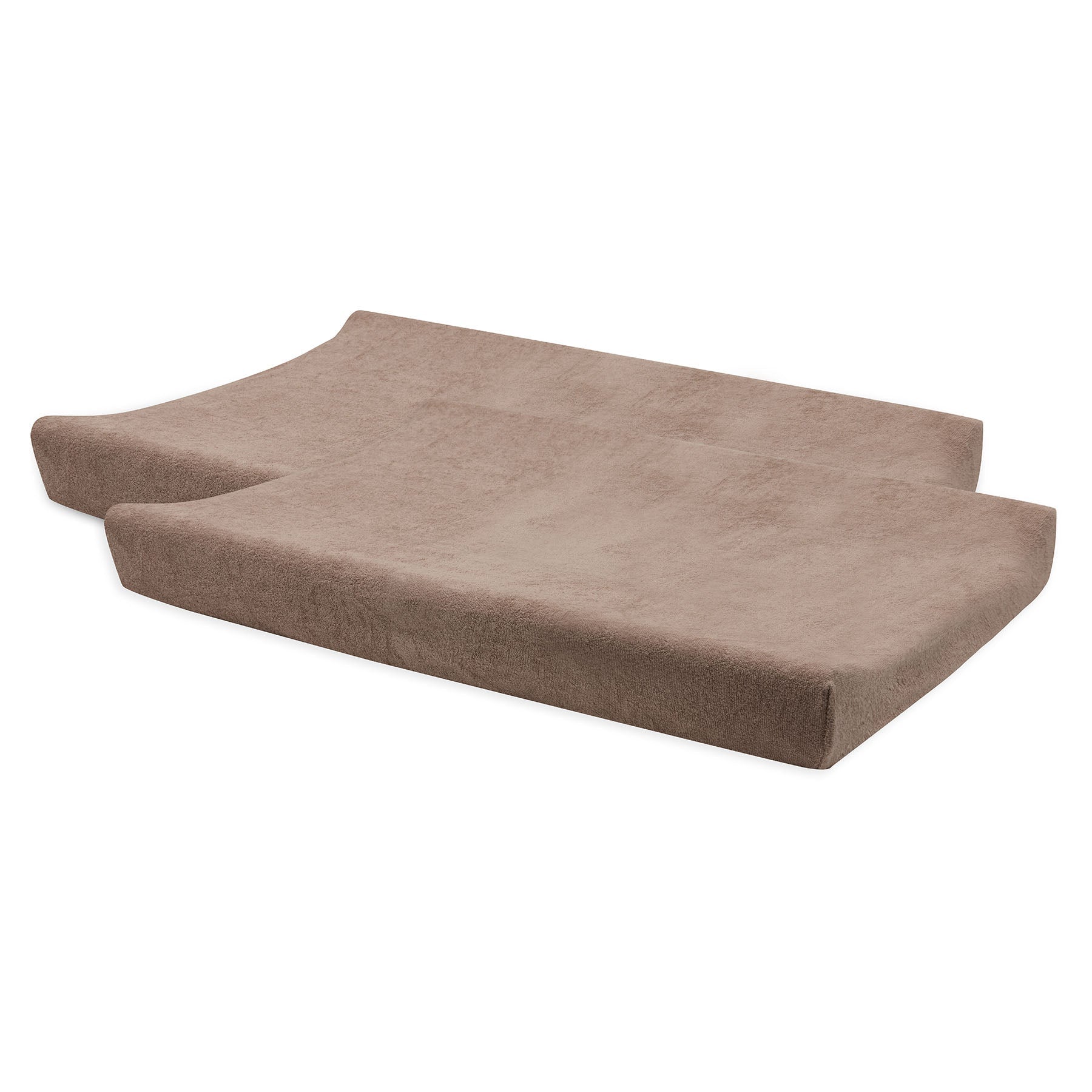 Jollein Aankleedkussenhoes Badstof 50x70cm 2ST | Milky Coffee