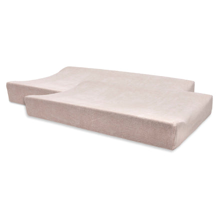 Jollein Aankleedkussenhoes Badstof 50x70cm | Silk Rose (2pack)