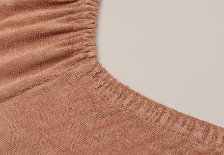 Jollein Aankleedkussenhoes Badstof 50x70cm | Light Terra/Oatmeal (2p)