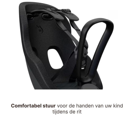 Thule Yepp Nexxt 2 Mini Fietsstoel Voorop I Midnight Zwart