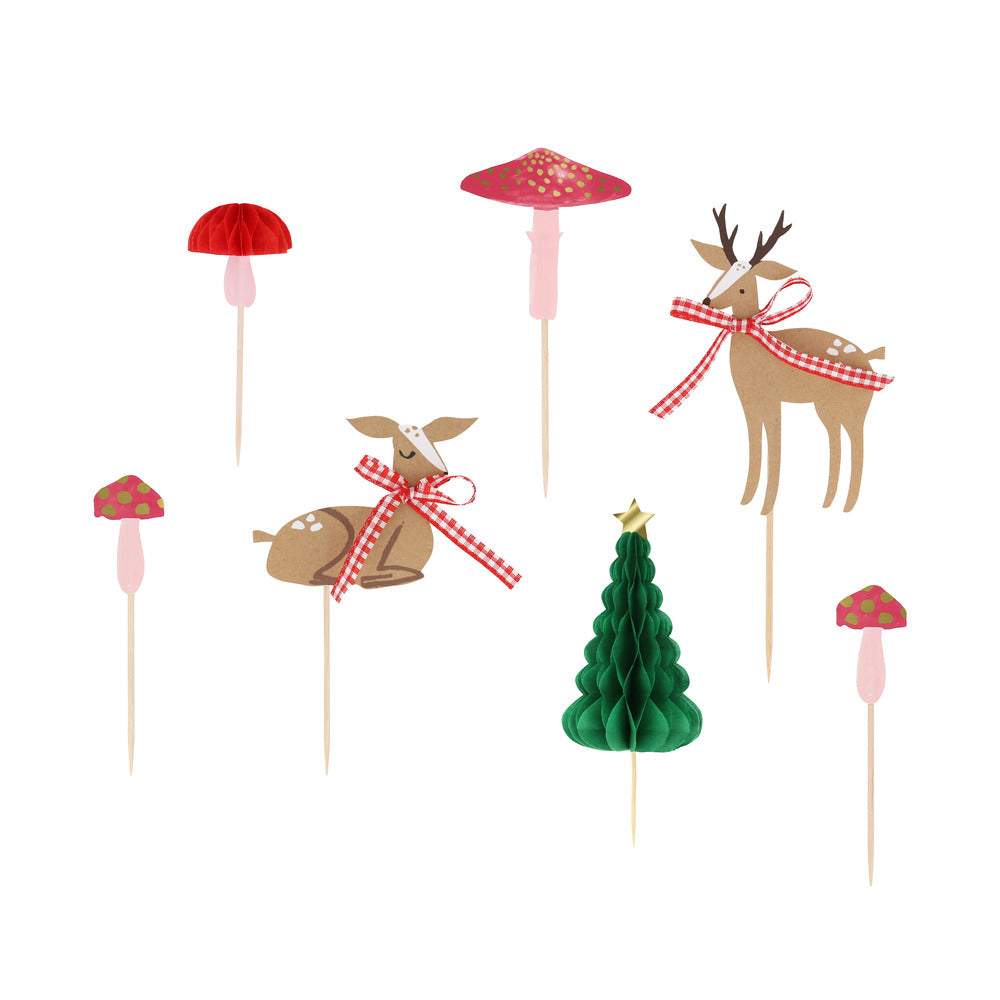 Meri Meri Winter Woodland Cake Toppers