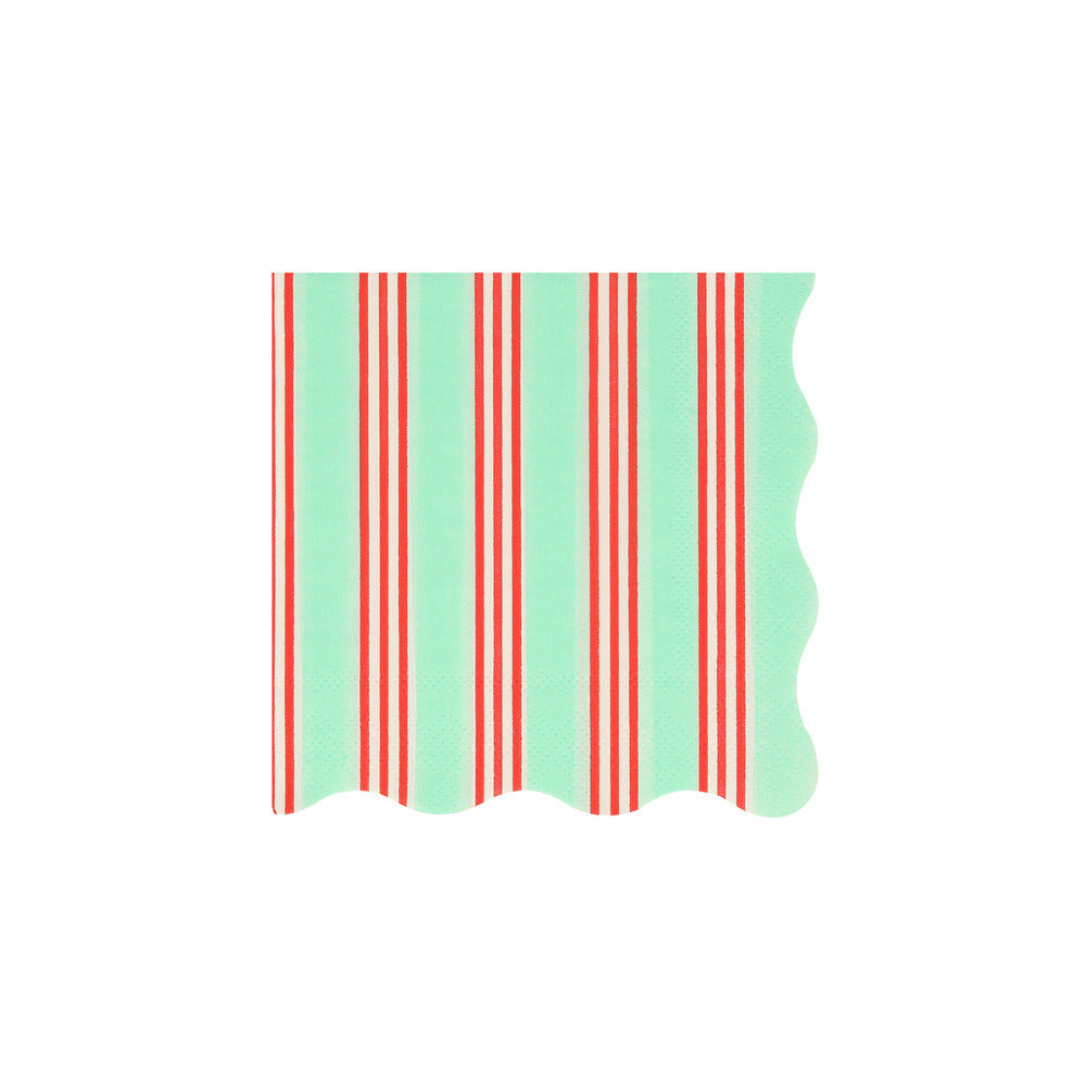 Meri Meri Festive Stripe Small Servetten