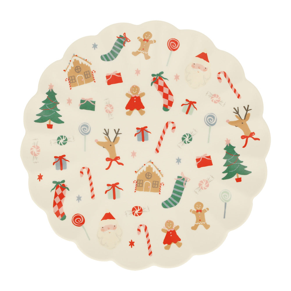 Meri Meri Jolly Christmas Melamine Large Bordjes