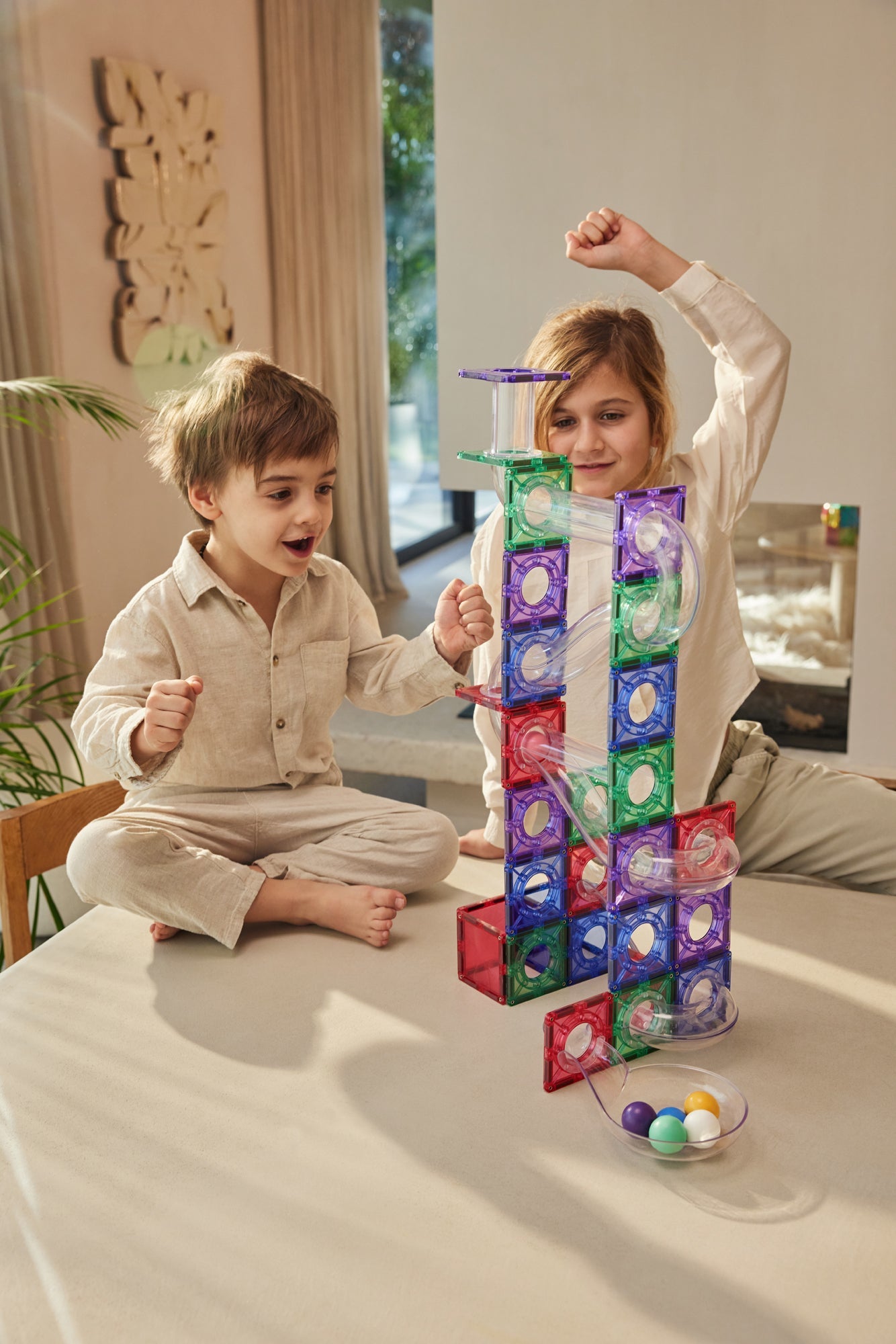 Cleverclixx Ball Run Creative Pack Pastel | 70 Stuks