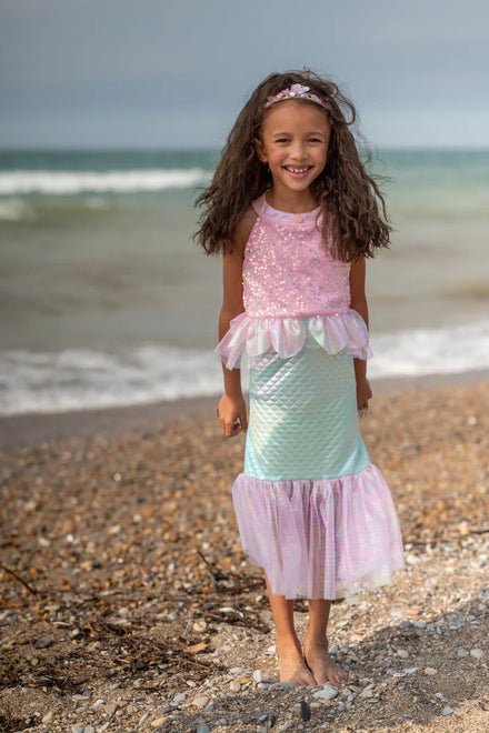 Great Pretenders Misty Mermaid Jurk Pink 5-6Y