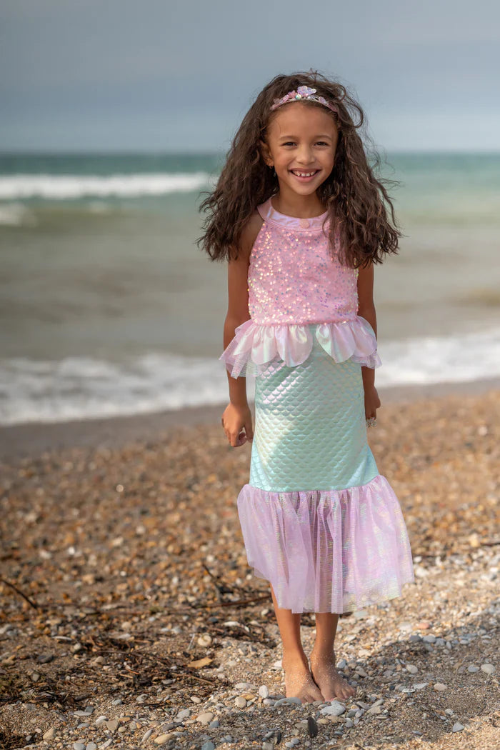 Great Pretenders Misty Mermaid Jurk Pink 3-4Y