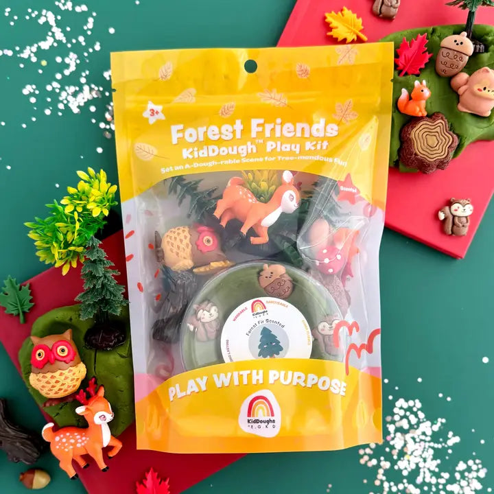 Earth Grown KidDoughs Klei Speelset | Forest Friends