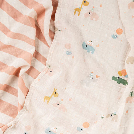 Done By Deer Hydrofiele Doeken 2st | Celebration Powder