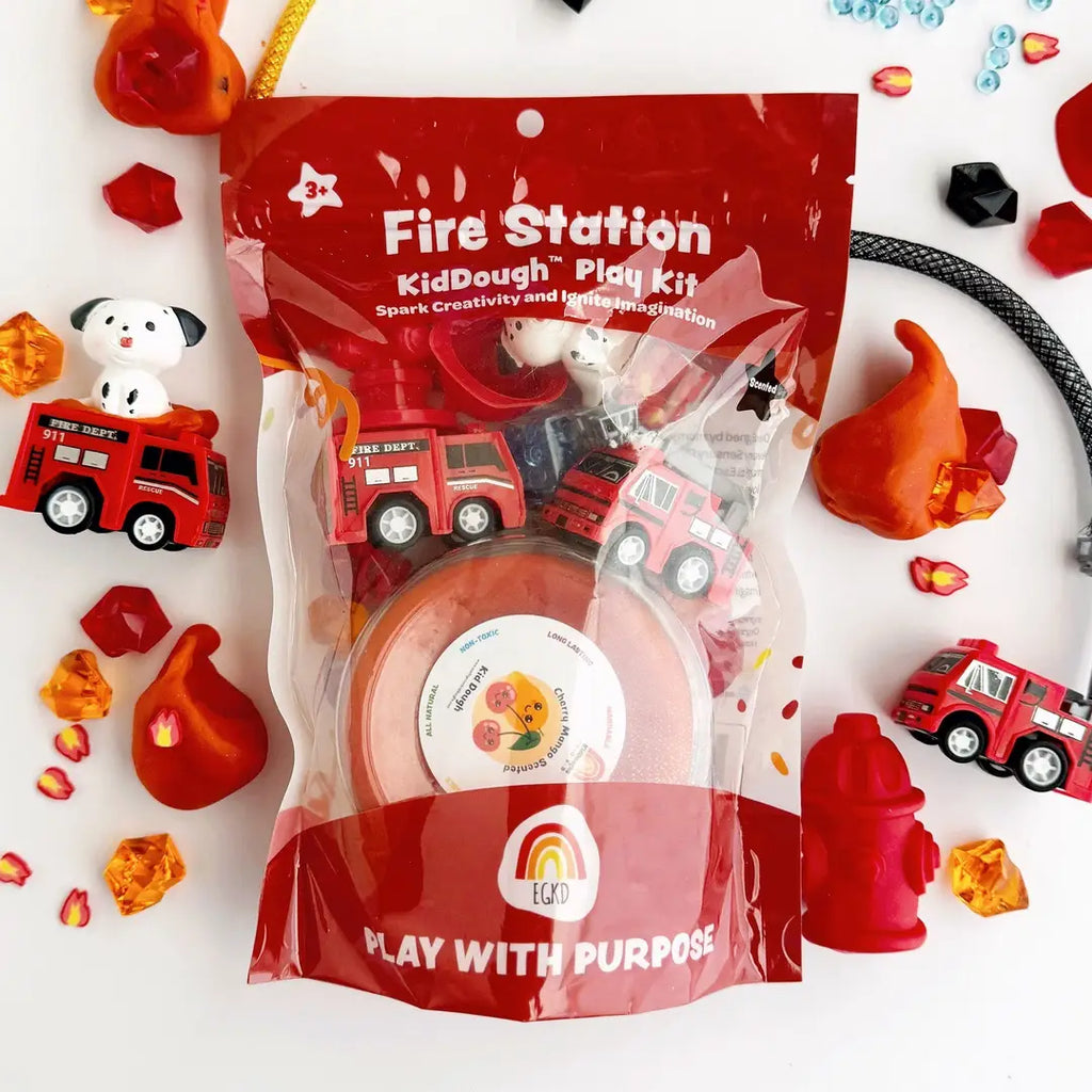 Earth Grown KidDoughs Klei Speelset | Brandweer