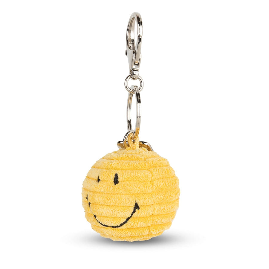 Bon Ton Toys x Smiley Sleutelhanger Eco Corduroy | Geel