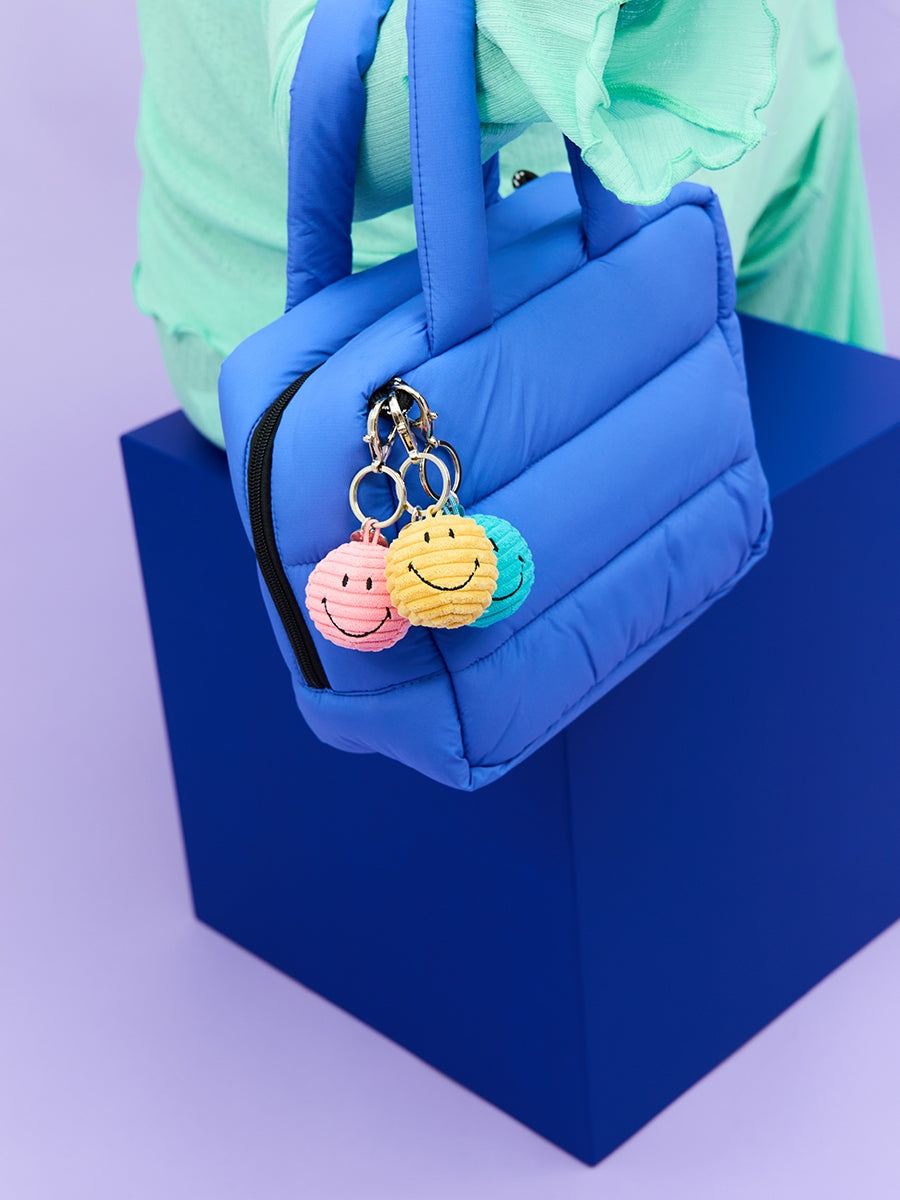 Bon Ton Toys x Smiley Sleutelhanger Eco Corduroy | Geel
