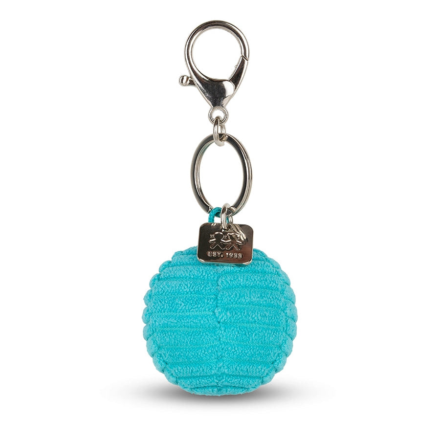 Bon Ton Toys x Smiley Sleutelhanger Eco Corduroy | Blauwgroen