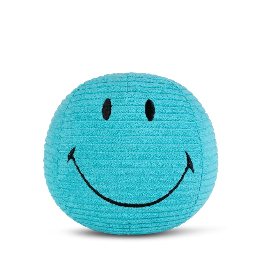 Bon Ton Toys x Smiley Knuffel Eco Corduroy 13cm | Blauwgroen