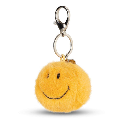 Bon Ton Toys x Smiley Sleutelhanger Eco Fuzzy | Geel