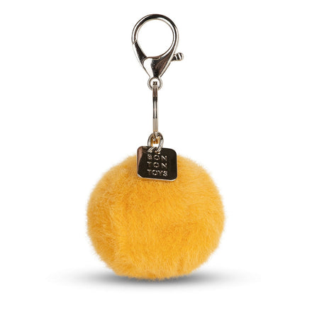 Bon Ton Toys x Smiley Sleutelhanger Eco Fuzzy | Geel
