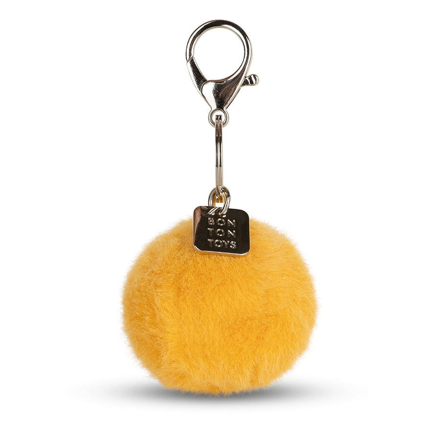 Bon Ton Toys x Smiley Sleutelhanger Eco Fuzzy | Geel