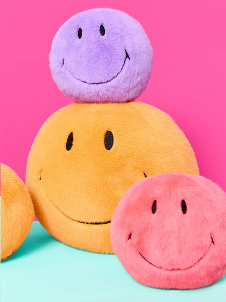 Bon Ton Toys x Smiley Knuffel Eco Fuzzy 13cm | Geel