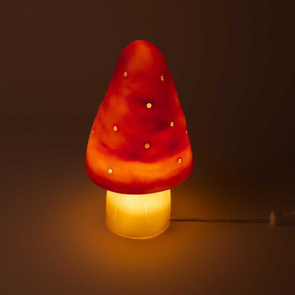 Egmont Toys Nachtlamp Mushroom Rood Brick 28cm