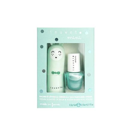 Inuwet Duo Kids Aqua Lippenbalsem & Nagellak