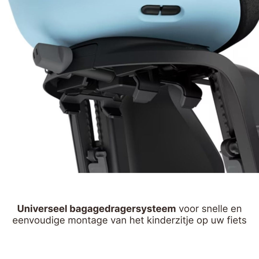 Thule Yepp Nexxt 2 Maxi Fietszitje Fietsstoel Achterop Bagagedrager Montage I Aquamarine