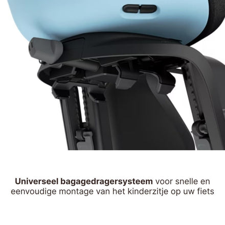 Thule Yepp Nexxt 2 Maxi Fietszitje Fietsstoel Achterop Bagagedrager Montage I Aquamarine