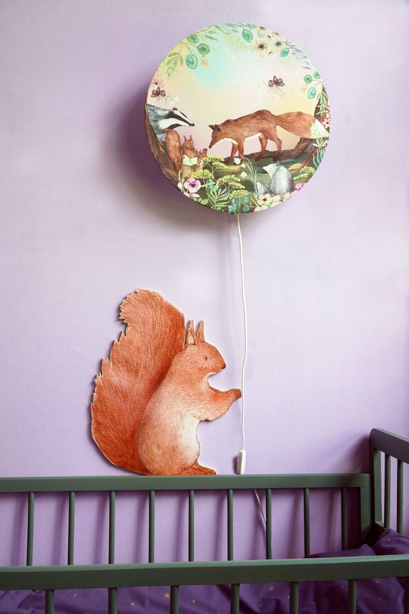 Hartendief wandlamp | Zomernacht 45cm