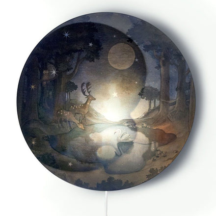 Hartendief wandlamp | Oogjes toe! 45 cm