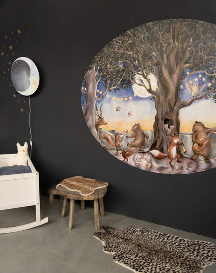 Hartendief wandlamp | Oogjes toe! 45 cm