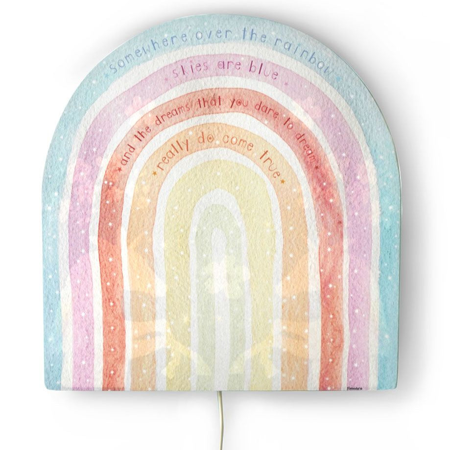 Hartendief wandlamp | Regenboog 35cm