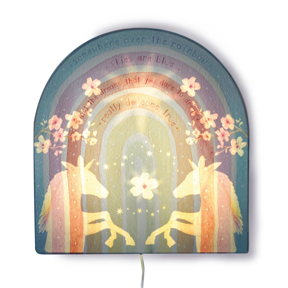 Hartendief wandlamp | Regenboog 35cm