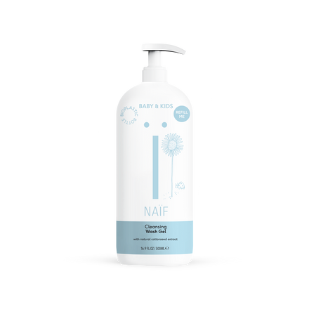 Naïf Baby & Kids Wash Gel Met Pomp 500ml