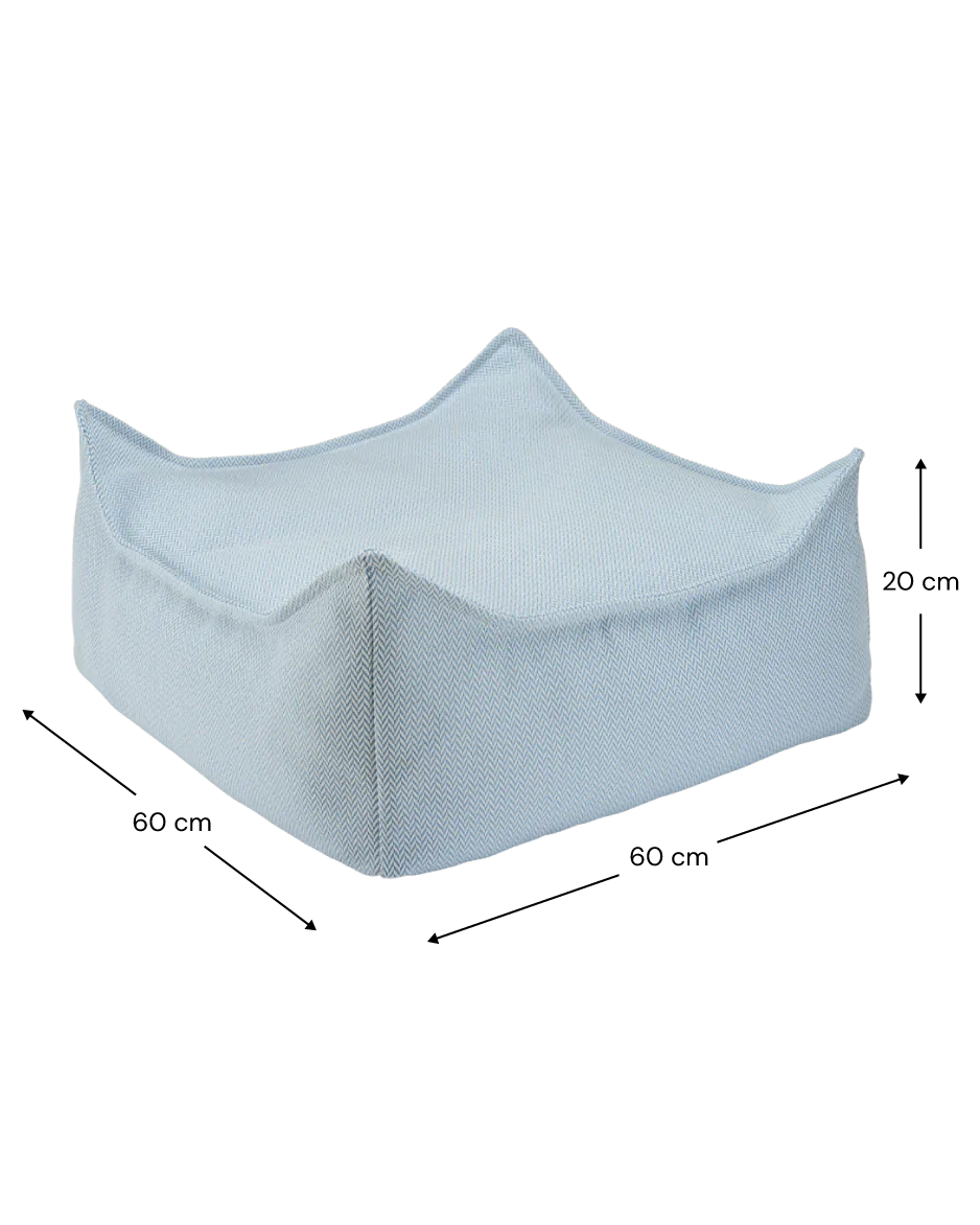 Wigiwama Pouffe Square Ottoman | Azure Outdoor