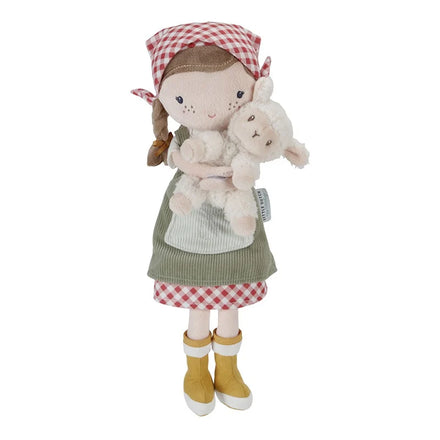 Little Dutch Knuffelpop 35cm | Boerin Rosa Met Schaap