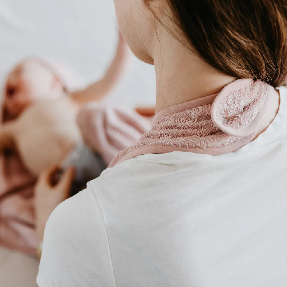 Timboo Badcape Ouder/Baby Bamboo 98x104cm | Sunrise Orange