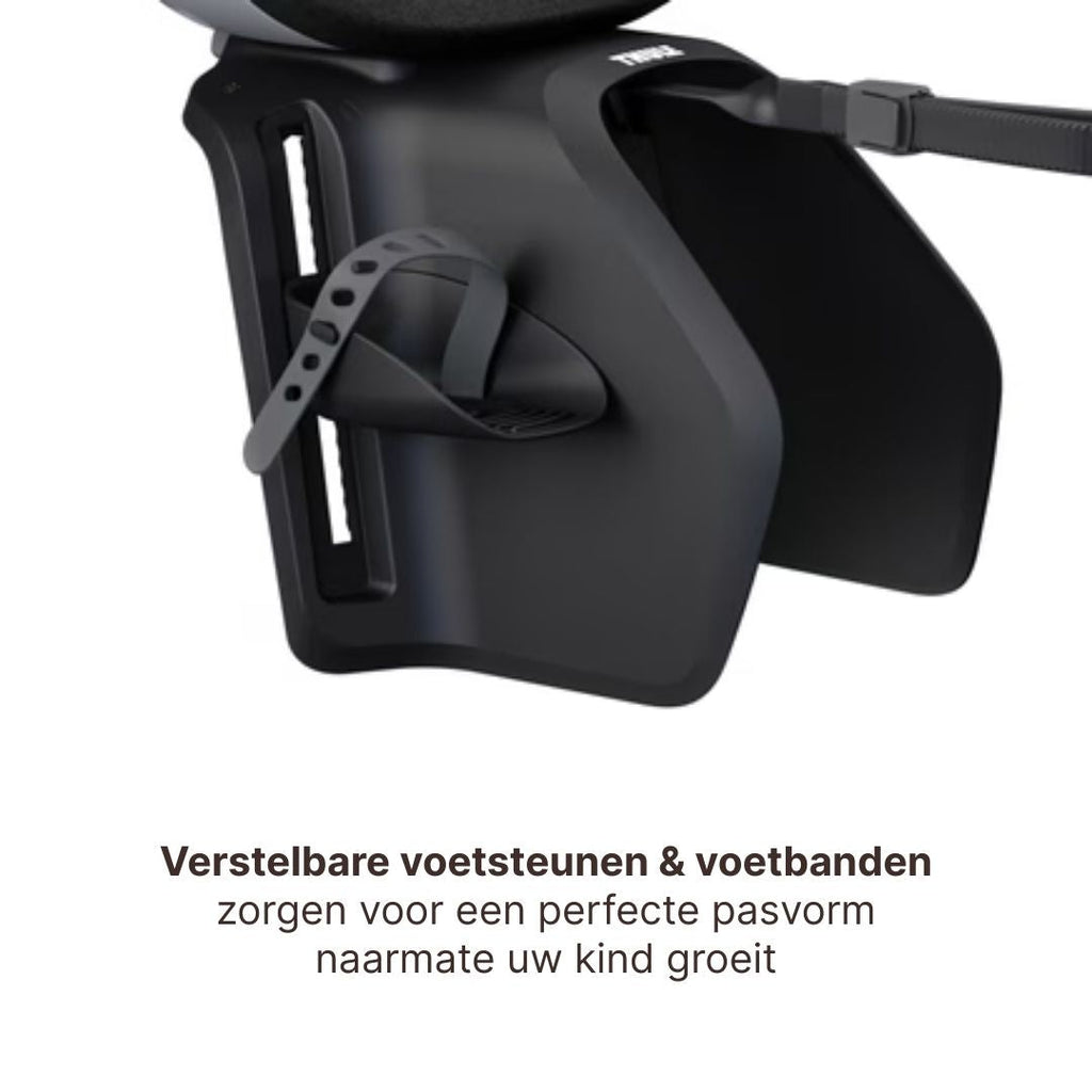 Thule Yepp Nexxt 2 Maxi Fietszitje Fietsstoel Achterop Bagagedrager Montage I Monument Grey