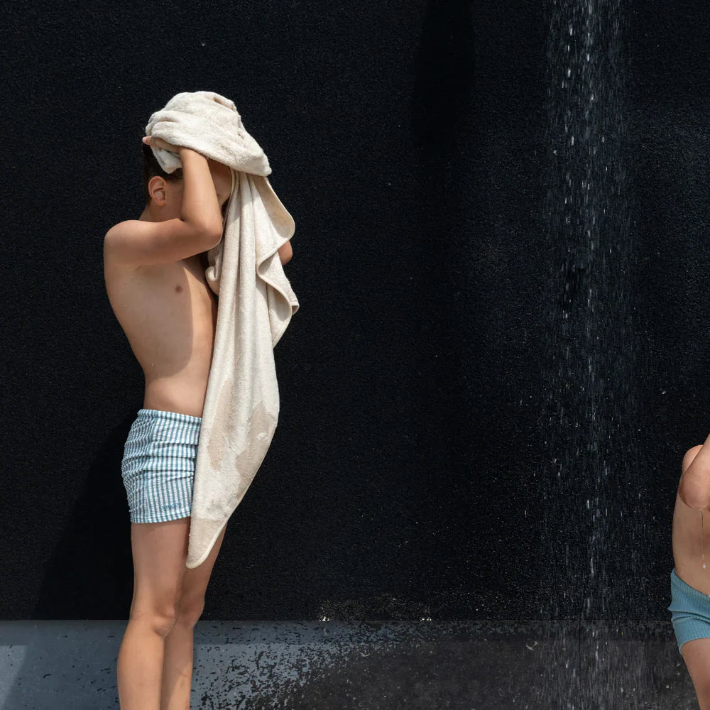 Timboo Handdoek 74x110cm | Riviera Blue