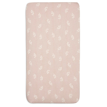 Jollein Hoeslaken Jersey Wieg 40/50x80/90cm | Twig Wild Rose