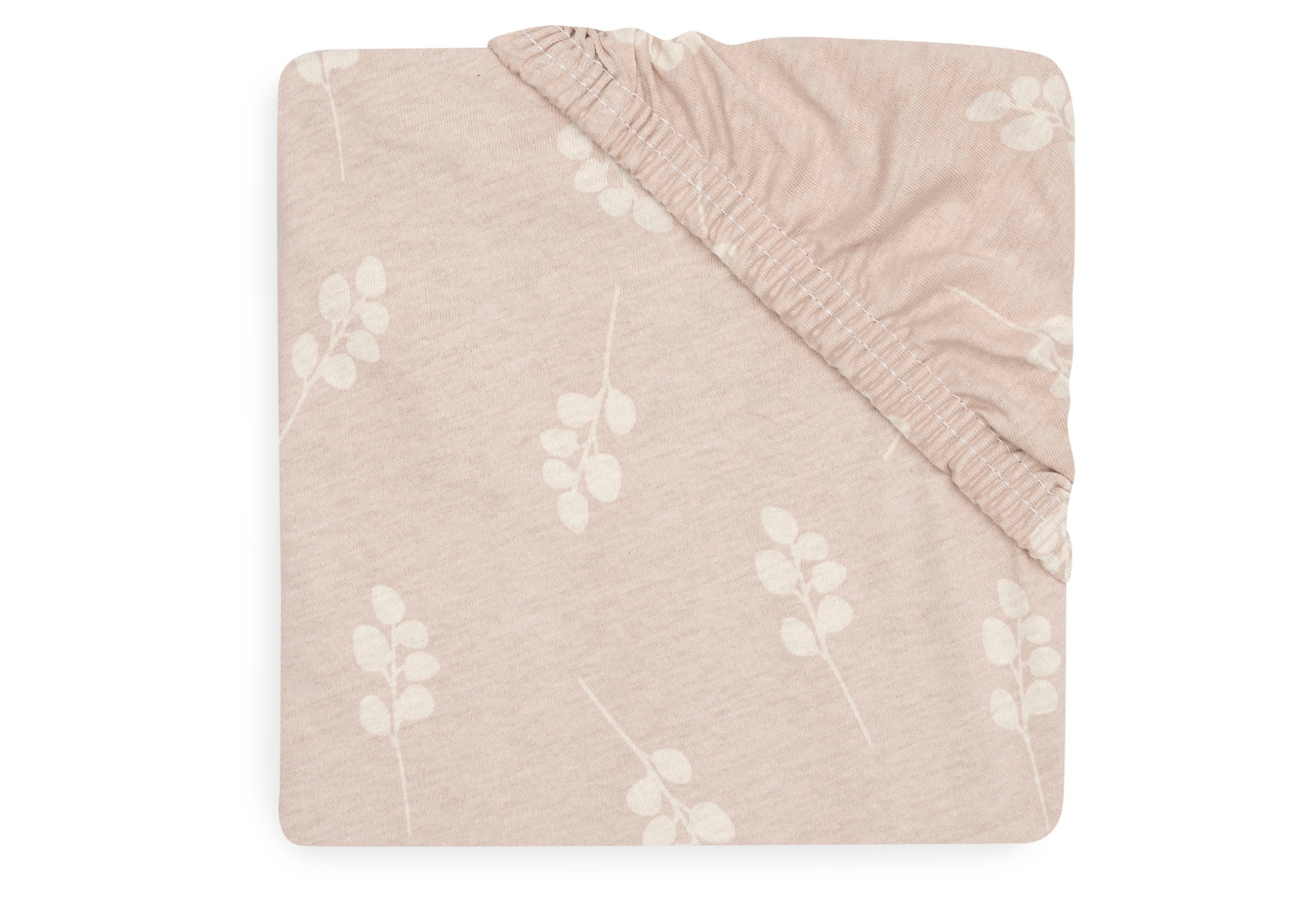 Jollein Hoeslaken Jersey Wieg 40/50x80/90cm | Twig Wild Rose