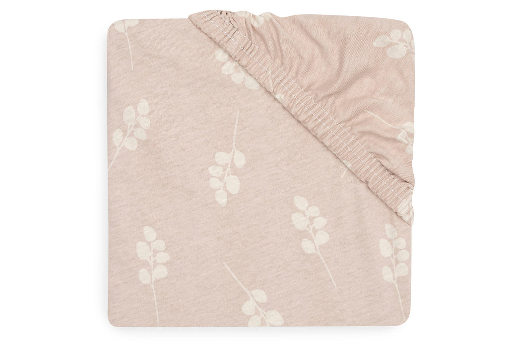 Jollein Hoeslaken Jersey Wieg 40/50x80/90cm | Twig Wild Rose
