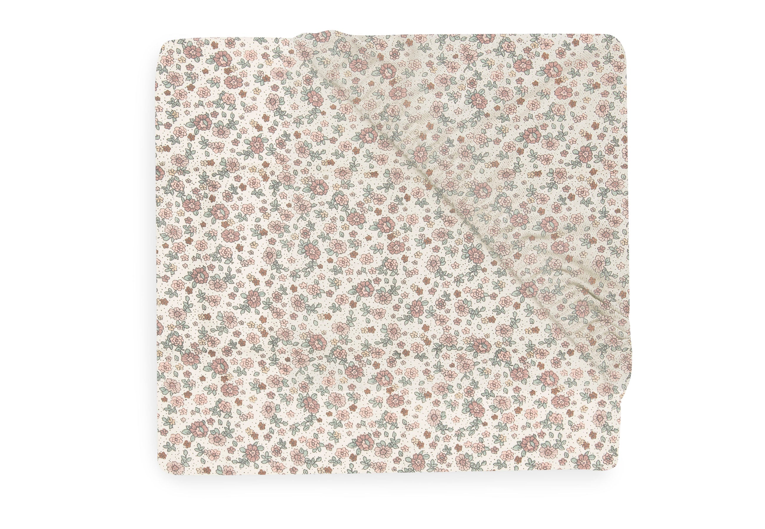 Jollein Hoeslaken Jersey Wieg 40/50x80/90cm | Retro Flowers