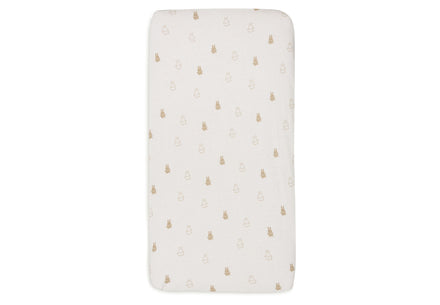 Jollein Hoeslaken Jersey 40/50x80/90cm Happy Miffy | Nougat