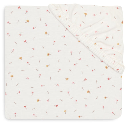 Jollein Hoeslaken Jersey 40/50x80/90cm Pretty Picnic Flower Drops