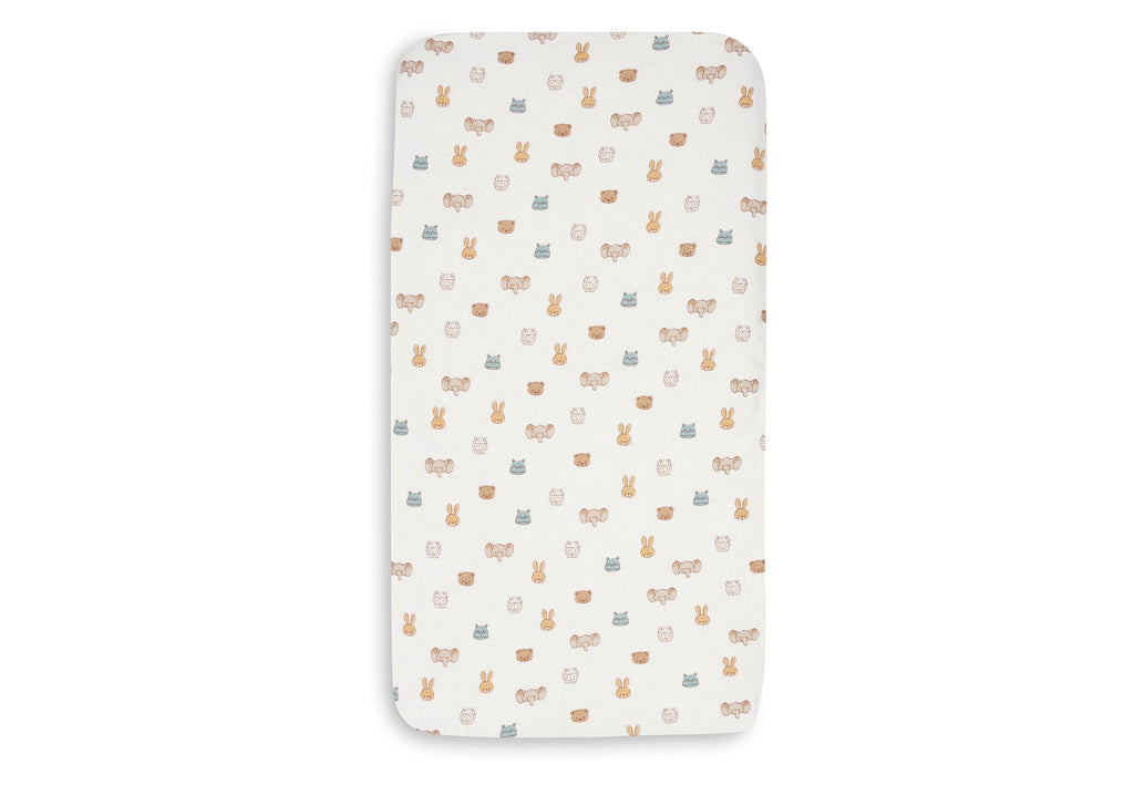 Jollein hoeslaken jersey Jollies dierenprint