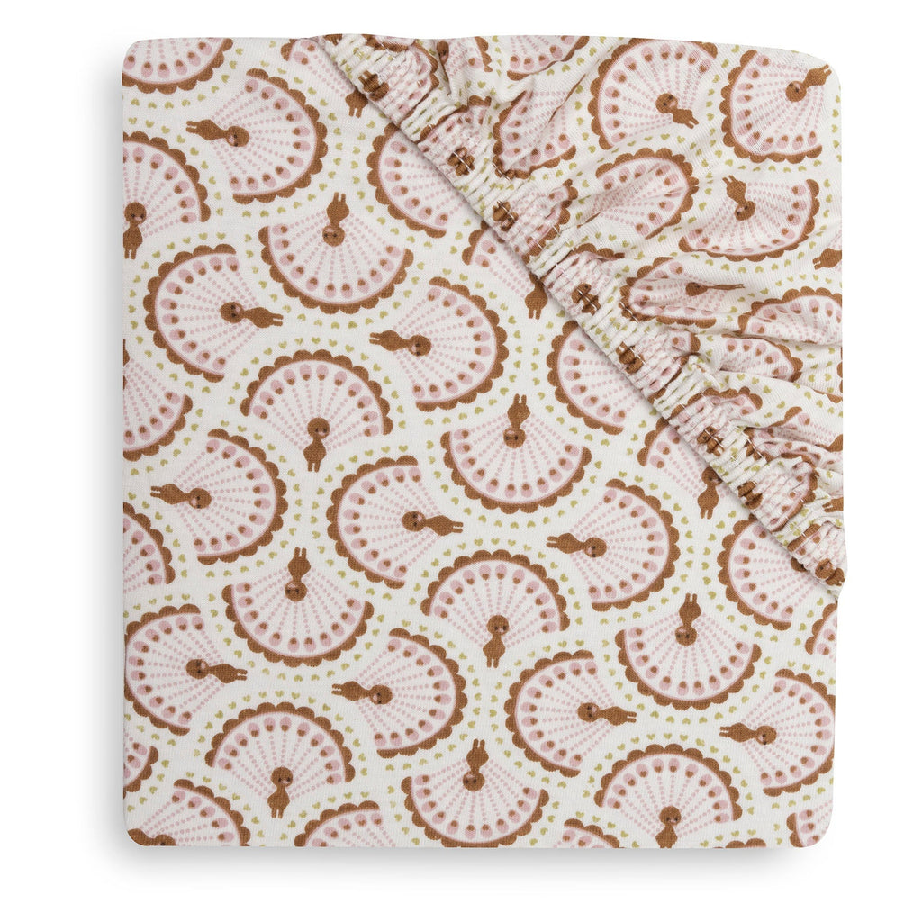 Jollein Hoeslaken Jersey 70/75x140/150cm | Soft Plumes