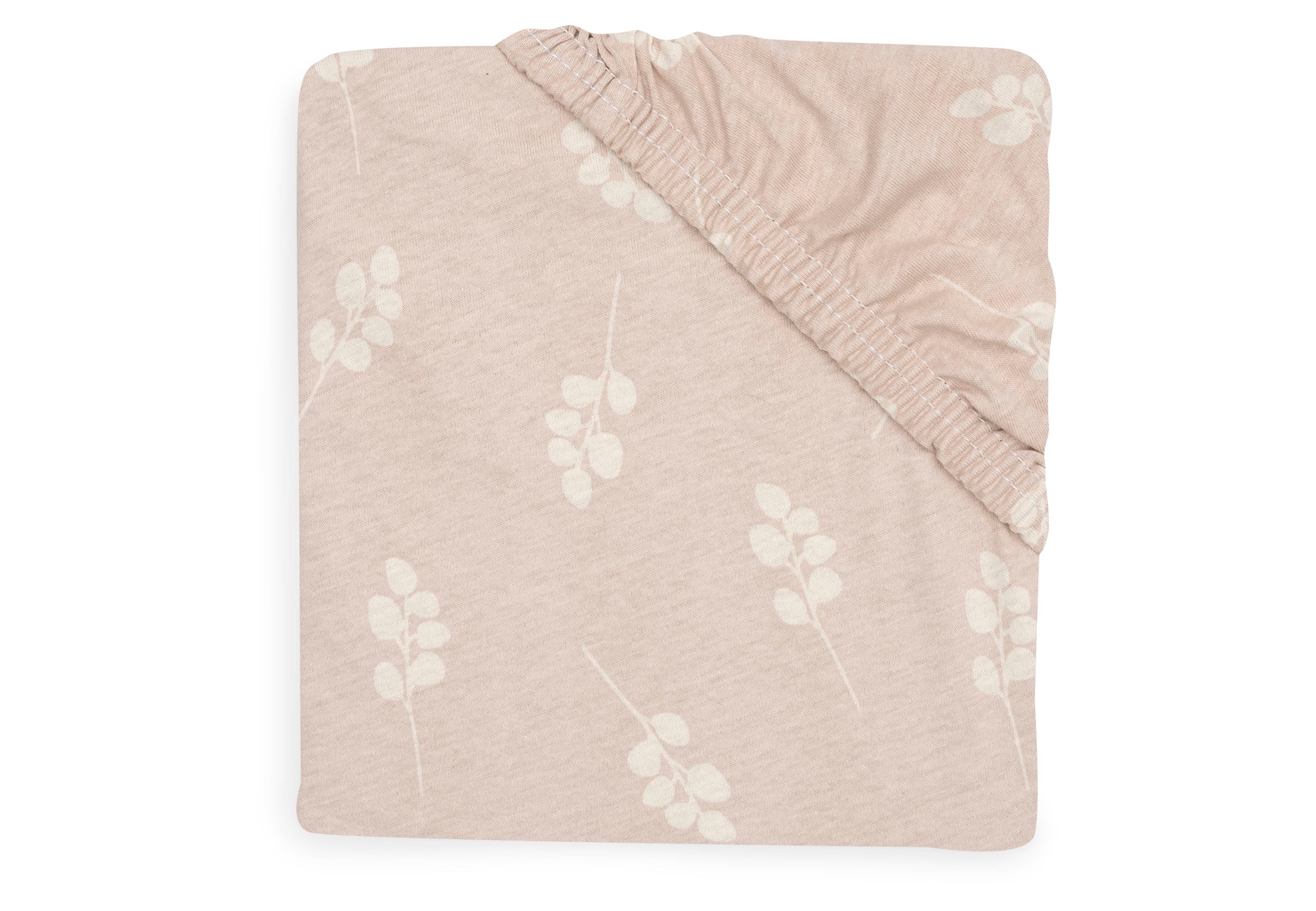 Jollein Hoeslaken Jersey 60x120cm | Twig Wild Rose