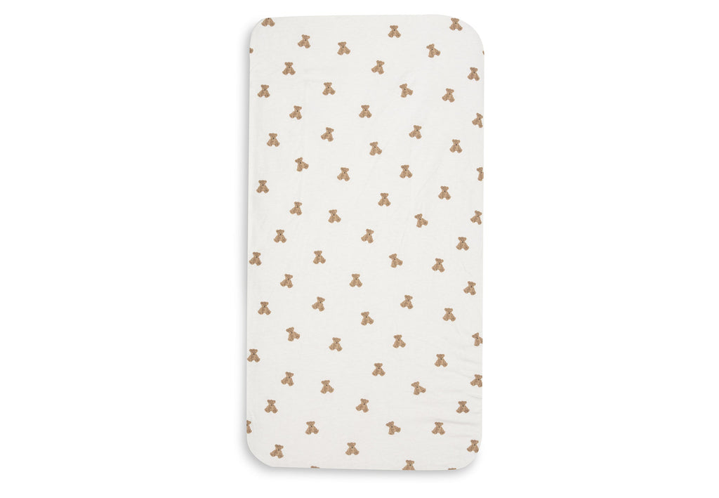 Jollein Hoeslaken Jersey 60x120cm | Mini Teddy Bear